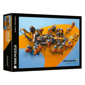 McLaren F1 Fastest Pit Stop 1000-Piece Puzzle